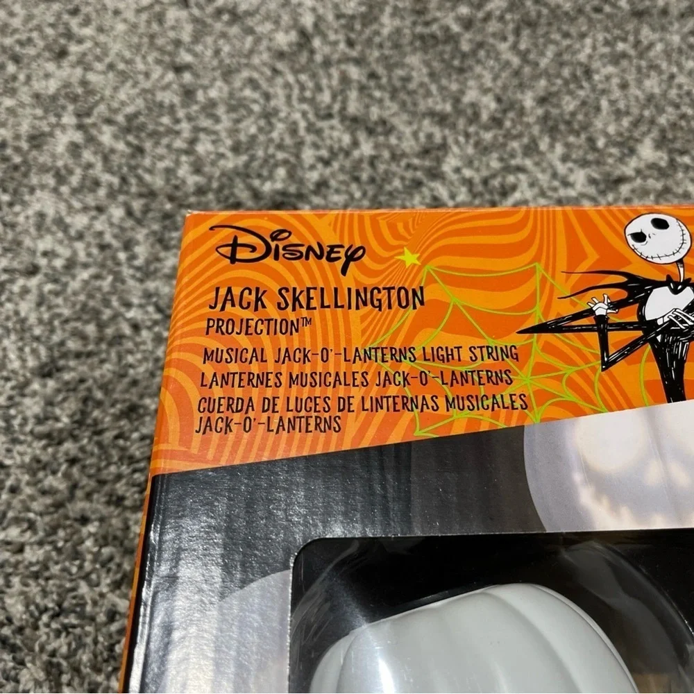 Nightmare Before Christmas Halloween String Lights Jack Skellington Talking Sing
